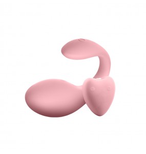 WOWYES - V8 Pink Swan Invisible Dual-Vibrating Wearables With Wireless Remote